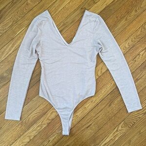 Abound Pink V style Bodysuit